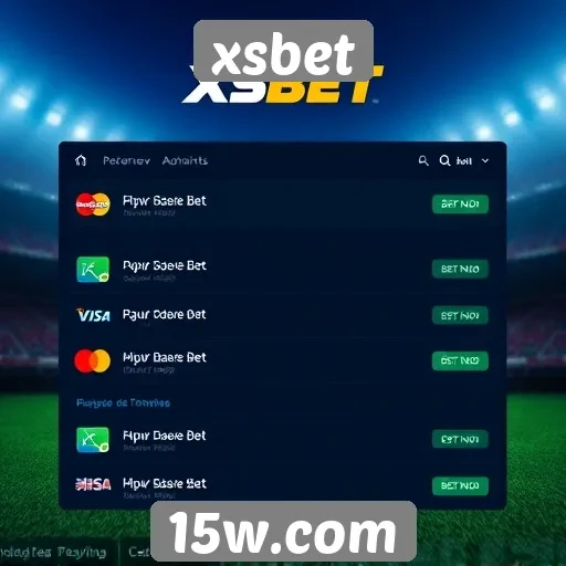Opções de pagamento disponíveis no xsbet